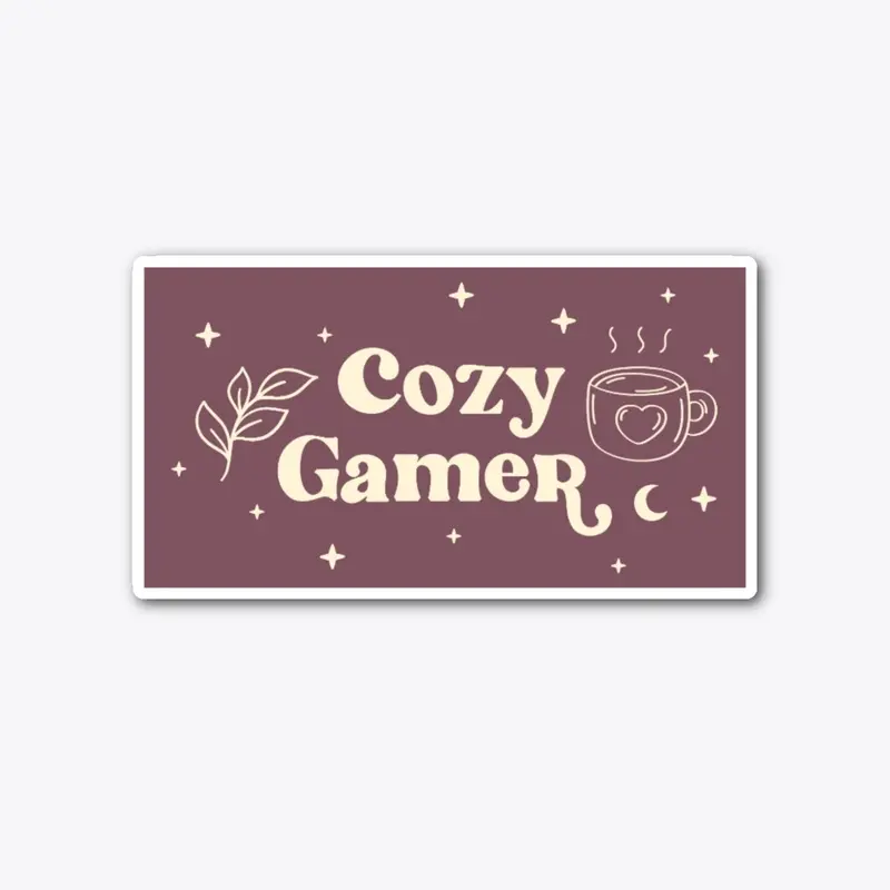 Cozy Gamer Sticker